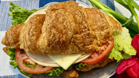 Turkey Cheese Croissant Sandwich