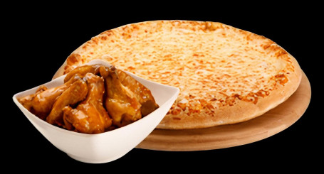 Small Pizza 8 Wings