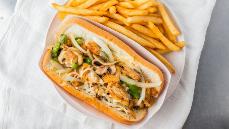 Chicken Philly Steak Sandwich Combo