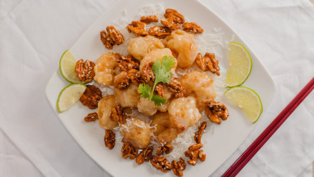 Honey Walnut Prawn Hé Táo Xiā Qiú