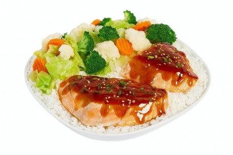 Grand Saumon Grillé De Teriyaki Glacé