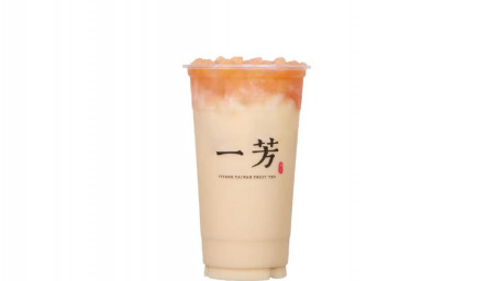 Peach Green Tea Latte Táo Táo Xiān Nǎi Lǜ