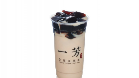 Coffee Jelly Black Tea Latte （Kā Fēi Dòng Xiān Nǎi Chá）