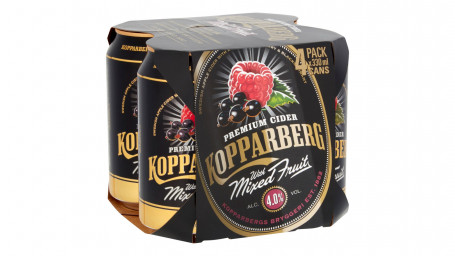 Boîtes De Fruits Mélangés Kopparberg Premium Cidre 4 X 330 Ml