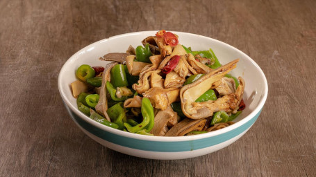 Stir Fried Pork Tripe W/ Green Pepper/ Jiān Jiāo Chǎo Dù Sī