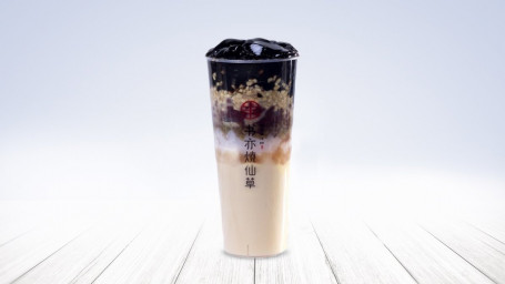 Signature Grass Jelly Milk Tea Shū Yì Shāo Xiān Cǎo
