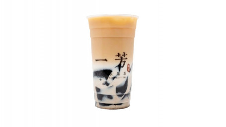 Xiān Cǎo Dòng Nǎi Chá Grass Jelly Tea Latte
