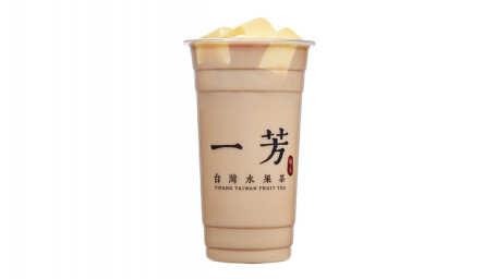 Jiāo Táng Bù Dīng Xiān Nǎi Chá Caramel Pudding Black Tea Latte