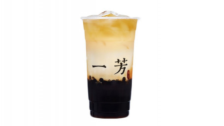 Hēi Táng Fěn Yuán Wū Lóng Xiān Nǎi Chá Black Sugar Pearl Oolong Tea Latte