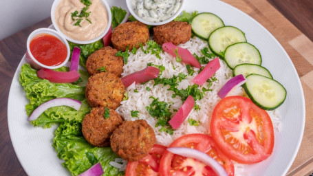 Vegetarian Falafel Platter