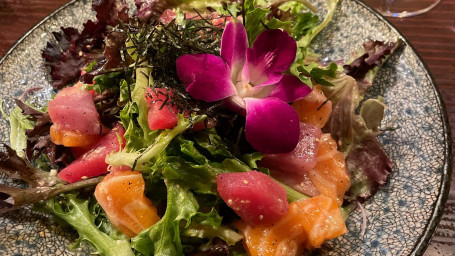 Sashimi Spring Mix Salad (Moriawase)