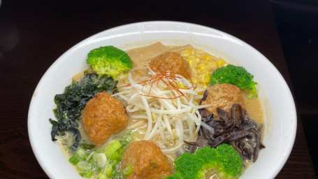 304. Vegan Meatballs Ramen