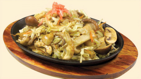 78. Pan Fried Mixed Veg Assorted Mushroom Yě Gū Chǎo Zá Cài