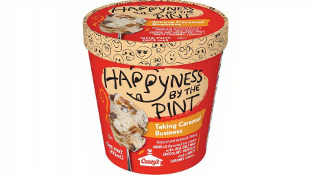 Happyness By The Pint Taking Caramel Business Crème Glacée 16 Oz