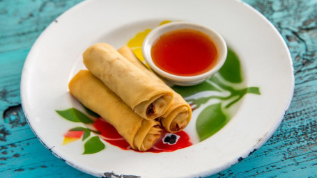 Crispy Vegetable Spring Rolls (4Pcs)