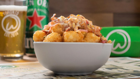 Spicy Cheese Bacon Tots