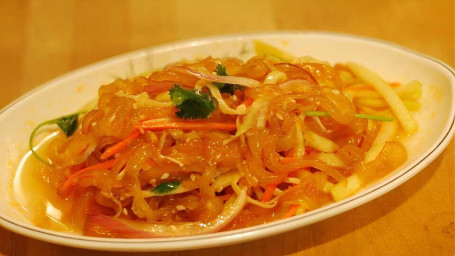 Jelly Fish With Cilantro Salad