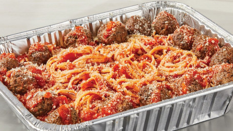 Full Tray Meatball Marinara Pasta