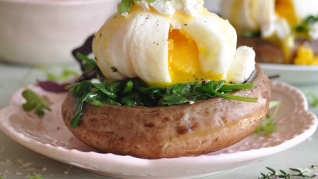 Grilled Portobello Benedict