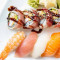 Red Dragon Dynamite Roll and 5 pcs Assorted Sushi combo