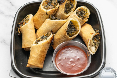 Vegan Greens home-rolled Spring Rolls (Fried) (VG)