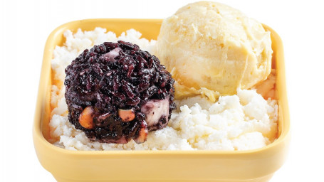 Durian Thai Black Glutinous Rice With Vanilla Frost Liú Lián Wàng Fǎn