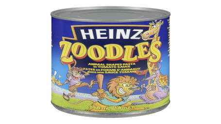 Heinz Zoodles Animal Shaped Pasta With Tomato Sauce