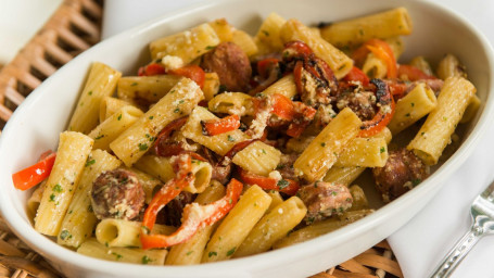 Rigatoni With Italian Sausage Red Peppers