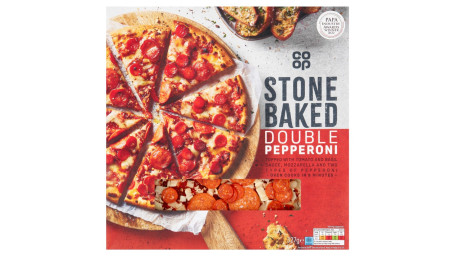 Pizza Double Pepperoni Cuite Sur Pierre Co-Op 327G