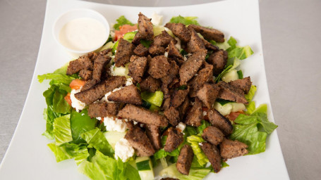 Greek Salad With Chicken Gyro