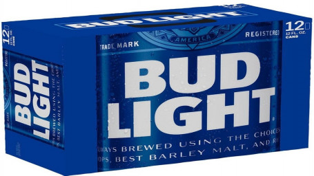 Bud Light, Light Lager, 12 Pack Cans 12 Oz