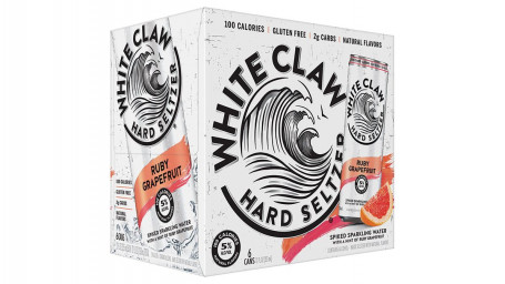 White Claw Hard Seltzer Grapefruit Can (12 Oz X 6 Ct)