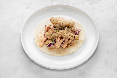 Crispy Salt Pepper Squid Taco