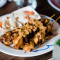 Tofu and Carrot Skewers with Peanut Sauce (V)