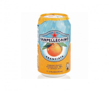 San Pellegrino Orange Aranciata Can 33Cl