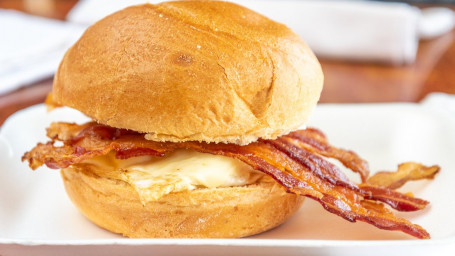 Egg And Cheese With Bacon, Sausage Or Ham