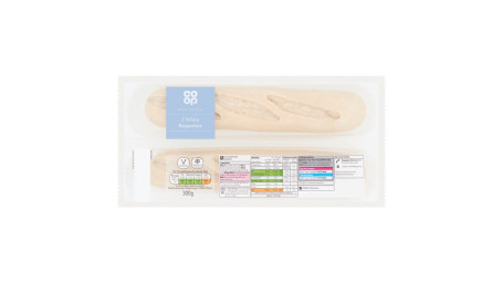 Co-Op 2 Baguettes Blanches 300G