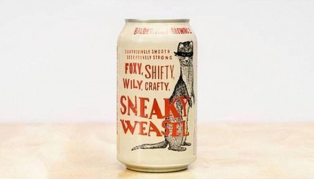 Sneaky Weasel Lager, 355Ml Canned Beer (5.6% Abv)