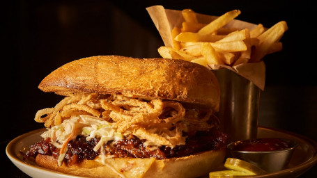 Guinness Bbq Pulled Pork Sandwich