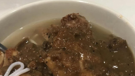 Chicken Steak Rice Noodle Soup With Black Pepper Sauce Hēi Jiāo Jī Bā Tāng Mǐ Xiàn