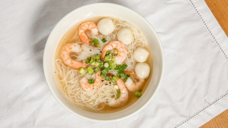 6) Seafood Noodle Soup