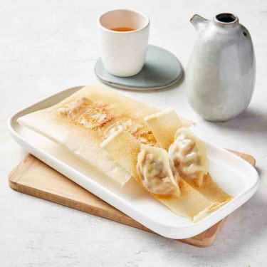 Pan Fried Chicken Mushroom Pot Stickers (6Pcs)