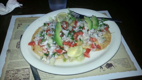 Tostada De Ceviche (Shrimp)