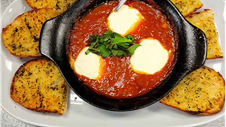 Baked Goat Cheese In Tomato Sauce