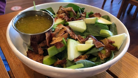 Apple Spinach Bacon Salad