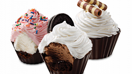 Lot De 6 Variétés De Cupcakes À La Crème Glacée Prêts À Être Ramassés Maintenant