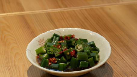 Vinegar Okra Lǎo Cù Qiū Kuí