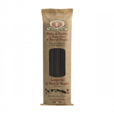 Rustichella D'abruzzo Squid Ink Linguine Artisan Pasta 500G