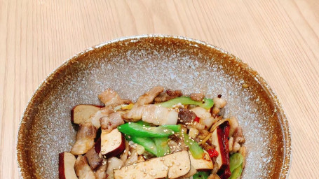 Fried Pork And Dried Bean Curd On Rice Xiāng Gàn Wǔ Huā Ròu Fàn