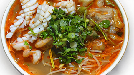 Spicy Sour Seafood Noodle (Rice Noodle) Suān Là Hǎi Xiān Fěn